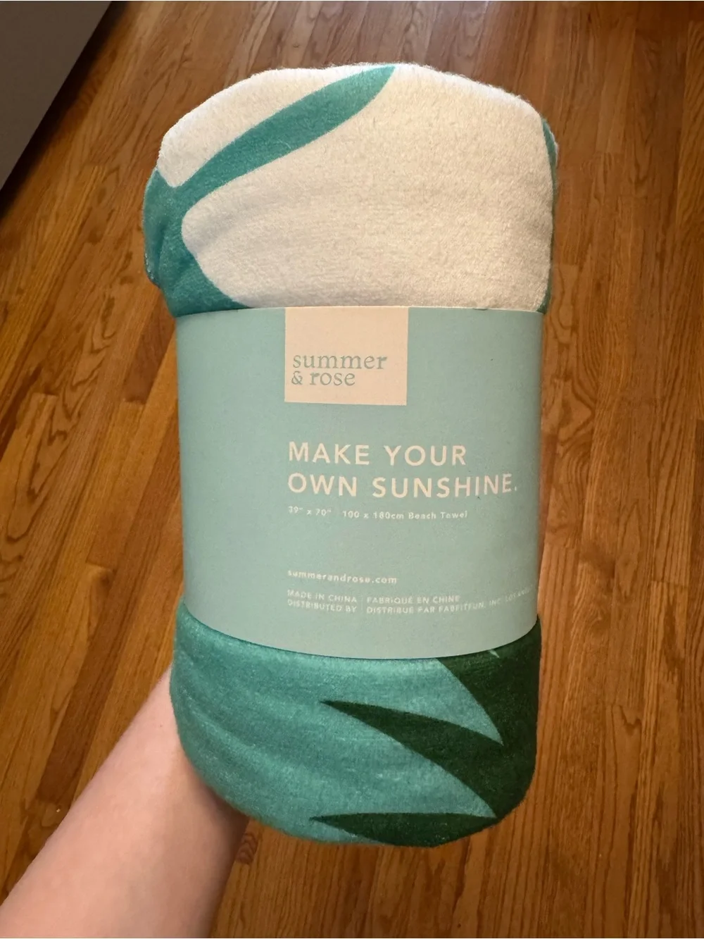 Summer & Rose beach towel